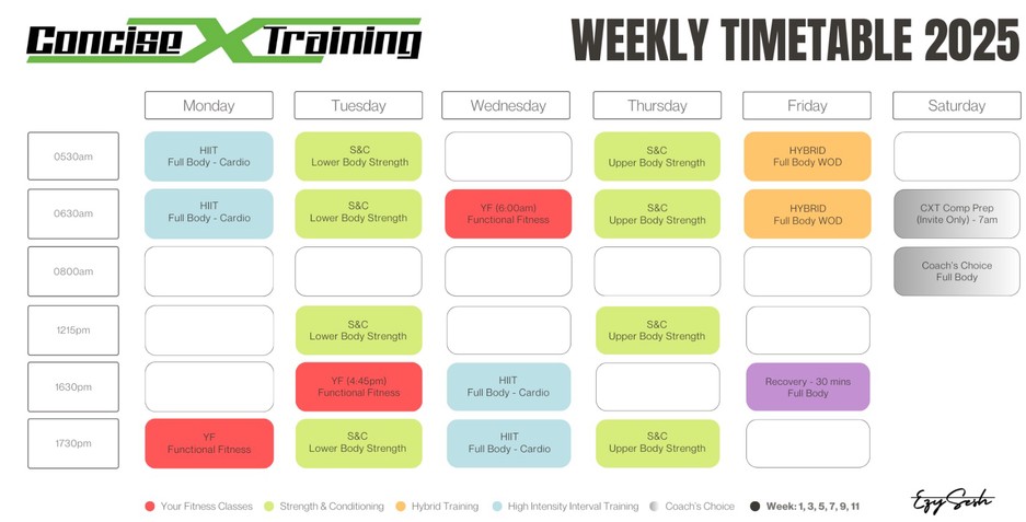 Click here to view timetable