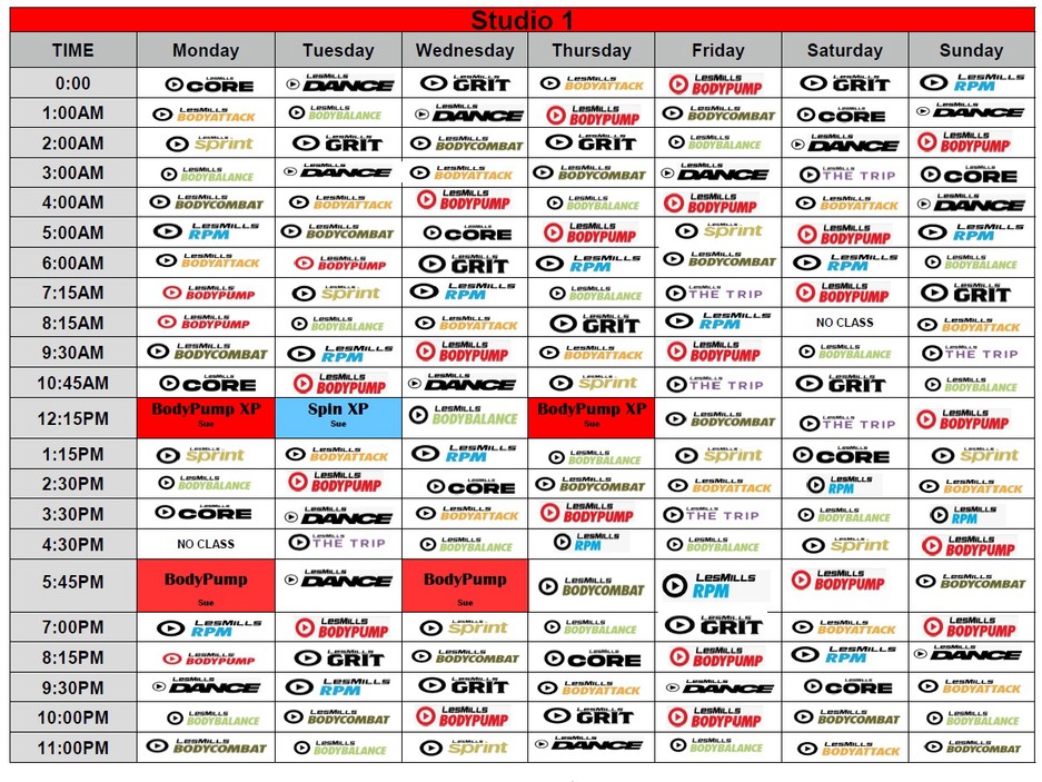 Click here to view timetable